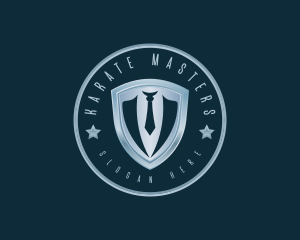 Businessman Suit Tie Logo