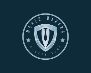 Businessman Suit Tie Logo