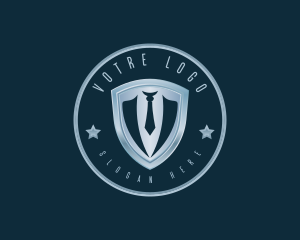 Businessman Suit Tie Logo