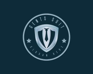 Businessman Suit Tie logo design