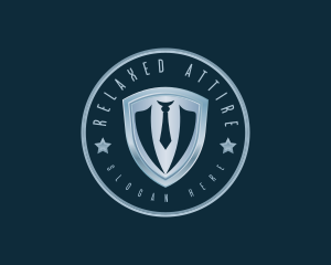 Businessman Suit Tie logo design