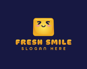 Smiling Cute Box logo design