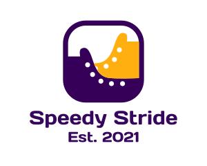 Sprinter - Footwear Shoes Icon logo design