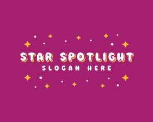 Cute Sparkle Star logo design