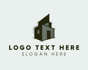 Home - Warehouse Building Blueprint logo design