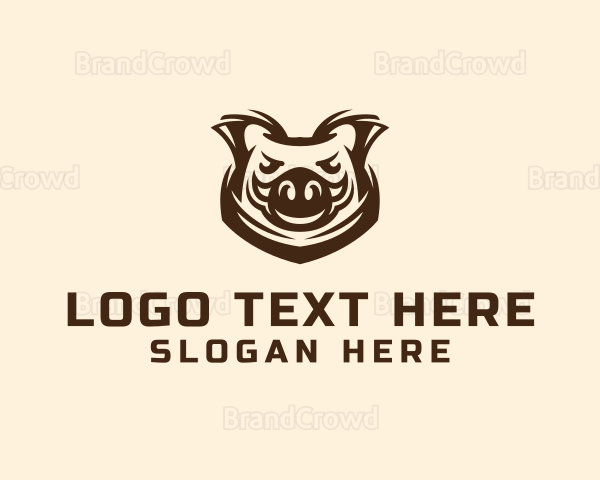 Wild Hog Boar Logo