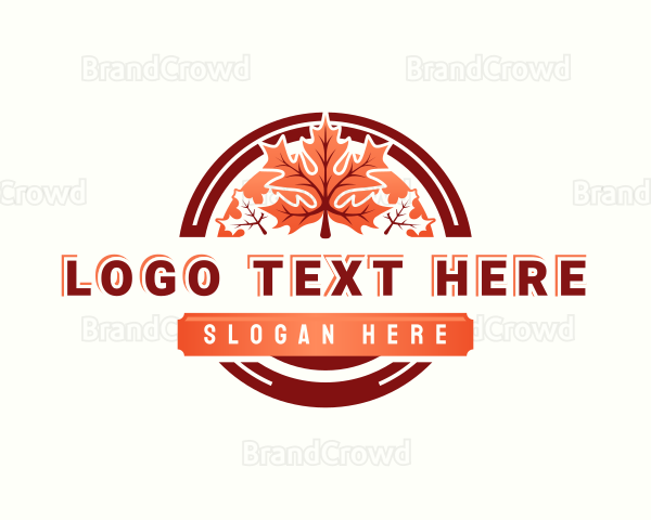 Organic Maple Leaf Logo