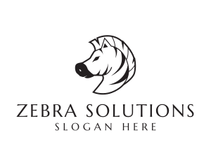 Zebra Animal Zoo logo design