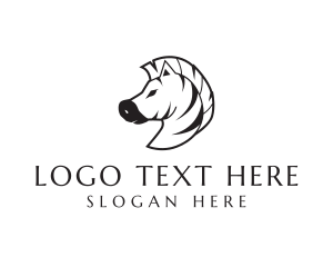 App - Zebra Animal Zoo logo design