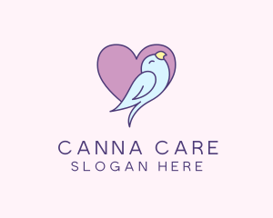 Bird Care Heart logo design