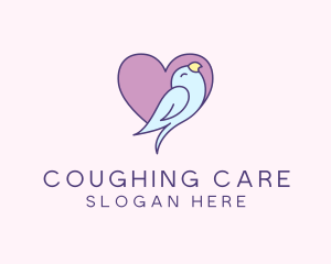 Bird Care Heart logo design