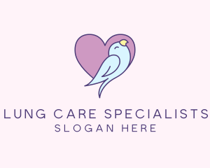 Bird Care Heart logo design