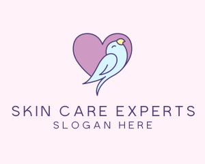 Bird Care Heart logo design