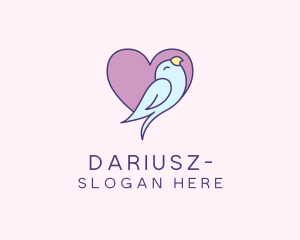 Lovely - Bird Care Heart logo design