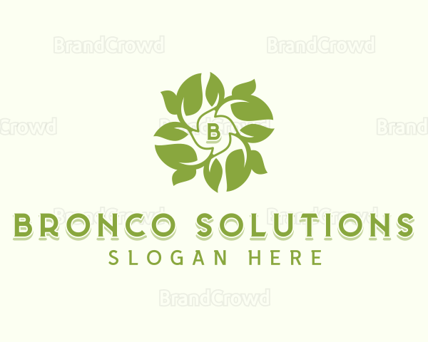 Leaf Herbal Gardening Logo