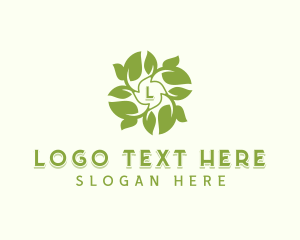 Leaf Herbal Gardening Logo