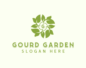 Leaf Herbal Gardening logo design