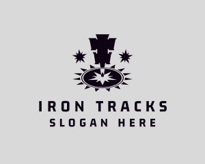 Iron Work Laser Machine logo design