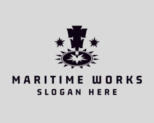 Iron Work Laser Machine logo design