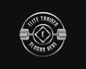 Barbell Fitness Physique logo design