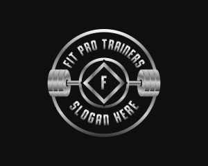 Barbell Fitness Physique logo design