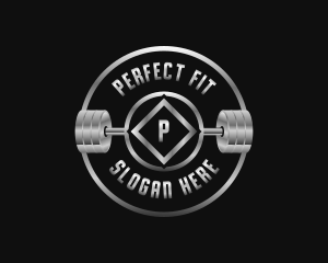 Barbell Fitness Physique logo design