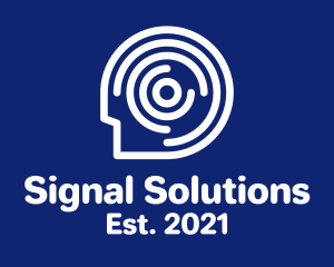 Signal - Signal Brain Head logo design