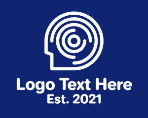 Psychologist - White Mental Man logo design