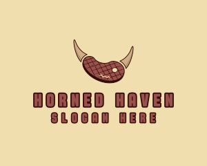 Steak Horns Grill logo design