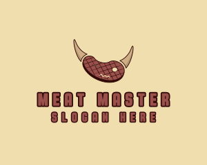 Steak Horns Grill logo design