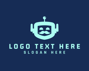 Mustache - Robotics Tech App logo design