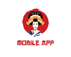 Club - Japanese Geisha Beauty logo design