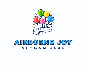 Balloon - Birthday Balloon Party logo design