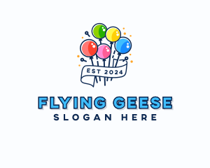 Party Store - Birthday Balloon Party logo design