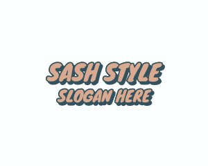 Retro Comic Style logo design