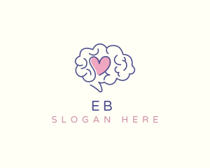 Emotion - Brain Heart Therapy logo design