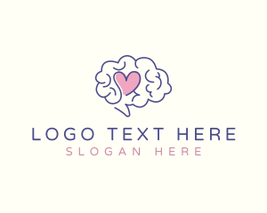 Psychotherapy - Brain Heart Therapy logo design