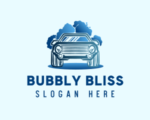 Car Wash Bubbles logo design