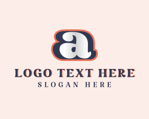 Creative Business Letter A  logo design