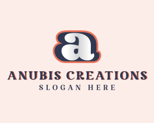 Creative Business Letter A  logo design