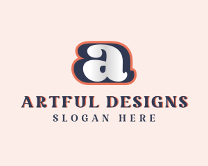 Creative Business Letter A  logo design