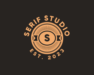 Retro Banner Studio logo design