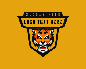 Character - Gaming Tiger Streamer logo design