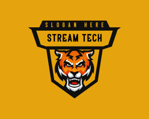 Streamer - Gaming Tiger Streamer logo design