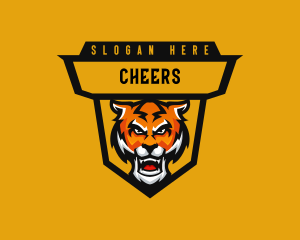 Streamer - Gaming Tiger Streamer logo design