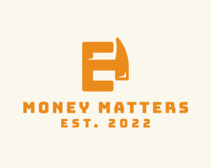 Letter E - Hammer Letter E logo design