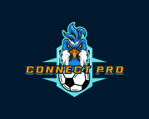 Soccer Varsity Rooster Logo