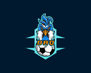 Soccer Varsity Rooster Logo