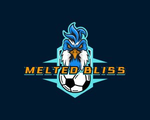 Soccer Varsity Rooster logo design