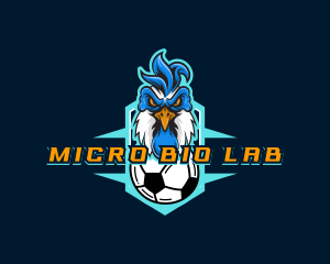 Soccer Varsity Rooster logo design